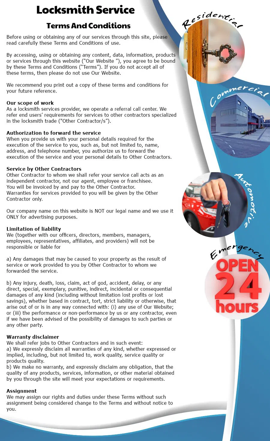 Community Locksmith Store Hastings-on-Hudson, NY 914-801-1176 - terms-ls